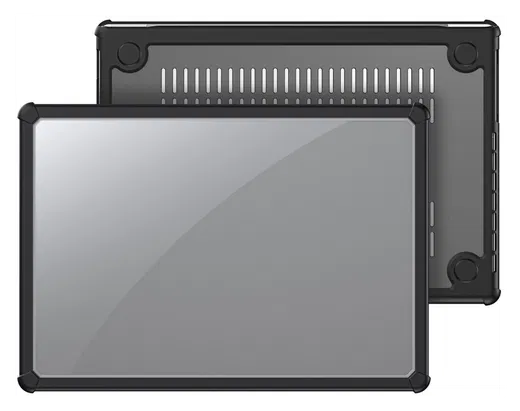 Dux Ducis LCGM - MacBook Pro 16 Inch (2024/2023/2021/2019) Hoes - Zwart afbeelding 1