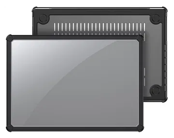 Dux Ducis LCGM - MacBook Pro 16 Inch (2024/2023/2021/2019) Hoes - Zwart