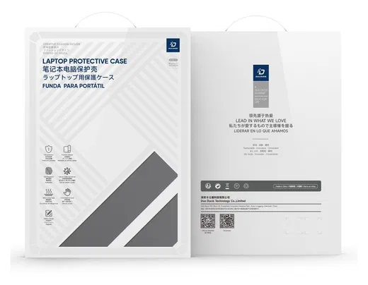 Dux Ducis LCGM - MacBook Pro 16 Inch (2024/2023/2021/2019) Hoes - Zwart afbeelding 11