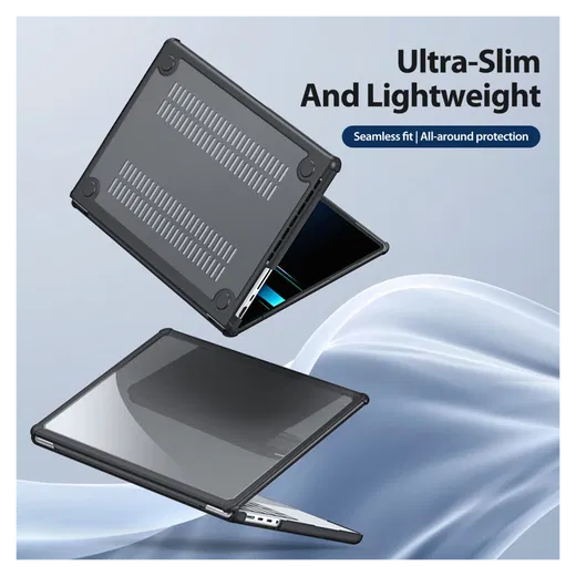 Dux Ducis LCGM - MacBook Pro 16 Inch (2024/2023/2021/2019) Hoes - Zwart afbeelding 3