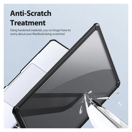 Dux Ducis LCGM - MacBook Pro 16 Inch (2024/2023/2021/2019) Hoes - Zwart afbeelding 6