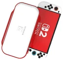 Dux Ducis Nintendo Switch 2 Hoesje met Game Card Organizer Opberghoes Wit/Rood
