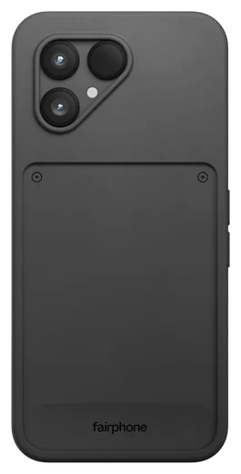 Origineel FairPhone 6 / 6+ Hoesje Protective Case Back Cover Zwart afbeelding 1
