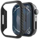NEKIT Fiber Apple Watch 9/8/7 41MM Hoesje Kevlar Bumper Cover Dun Zwart afbeelding 1