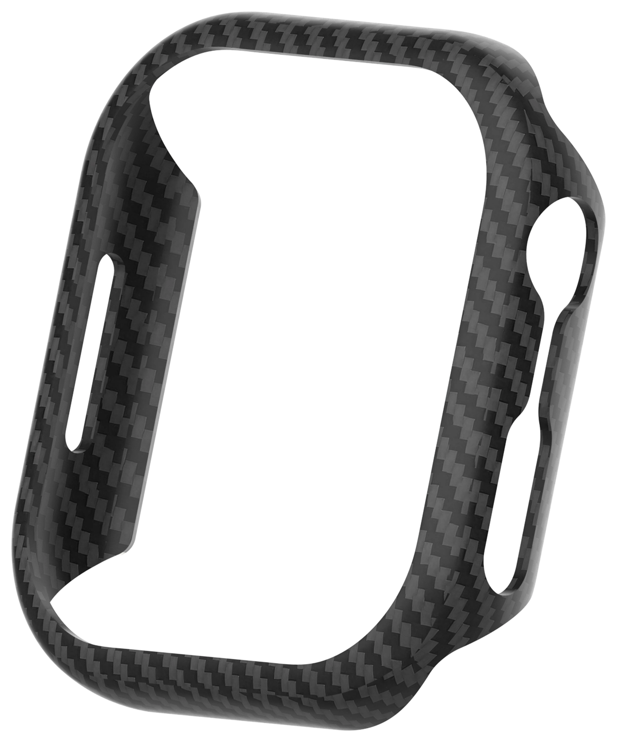 NEKIT Fiber Apple Watch 11/10 42MM Hoesje - Kevlar Bumper Cover Dun Zwart afbeelding 13