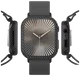 NEKIT Fiber Apple Watch 11/10 42MM Hoesje - Kevlar Bumper Cover Dun Zwart afbeelding 8