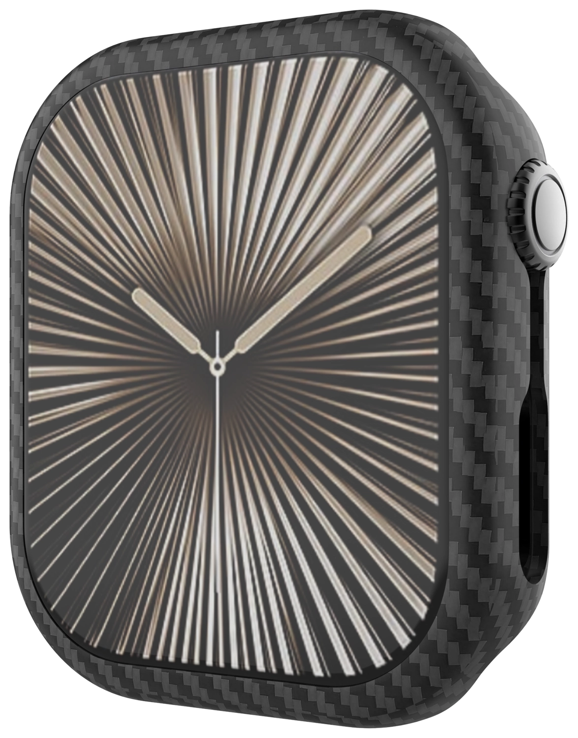 NEKIT Fiber Apple Watch 11/10 42MM Hoesje - Kevlar Bumper Cover Dun Zwart afbeelding 9