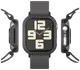 NEKIT Fiber Apple Watch 44MM Hoesje Kevlar Bumper Cover Dun Zwart afbeelding 14