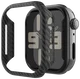 NEKIT Fiber Apple Watch 44MM Hoesje Kevlar Bumper Cover Dun Zwart afbeelding 1