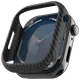 NEKIT Fiber Apple Watch 9/8/7 45MM Hoesje Kevlar Bumper Cover Dun Zwart afbeelding 8