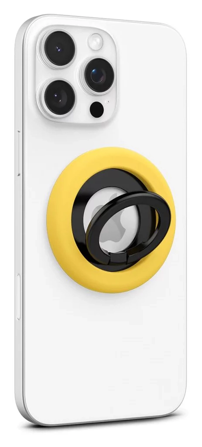 Spigen Nano Pop Magnetische MagSafe Ring Houder Standaard Geel afbeelding 10