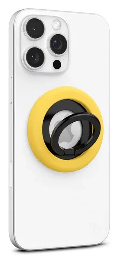 Spigen Nano Pop Magnetische MagSafe Ring Houder Standaard Geel afbeelding 10
