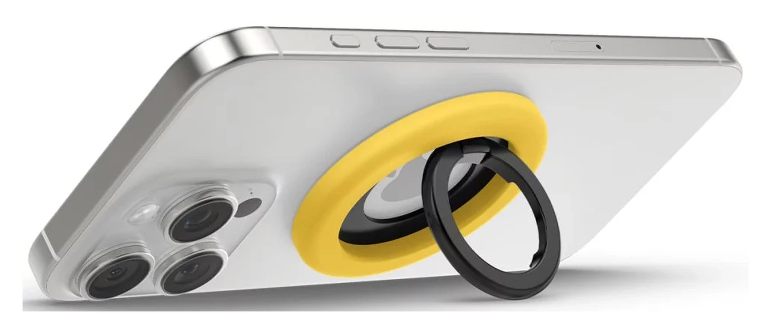 Spigen Nano Pop Magnetische MagSafe Ring Houder Standaard Geel afbeelding 12