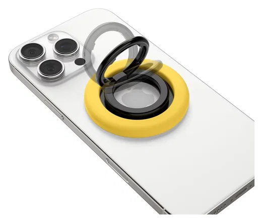 Spigen Nano Pop Magnetische MagSafe Ring Houder Standaard Geel afbeelding 15
