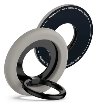Spigen Nano Pop Magnetische MagSafe Ring Houder Standaard Grijs