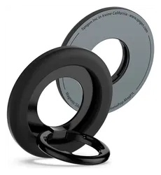 Spigen Nano Pop Magnetische MagSafe Ring Houder Standaard Zwart afbeelding
