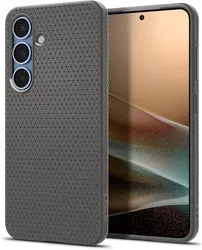 Spigen Liquid Air Samsung Galaxy S25 Hoesje Back Cover Grijs afbeelding