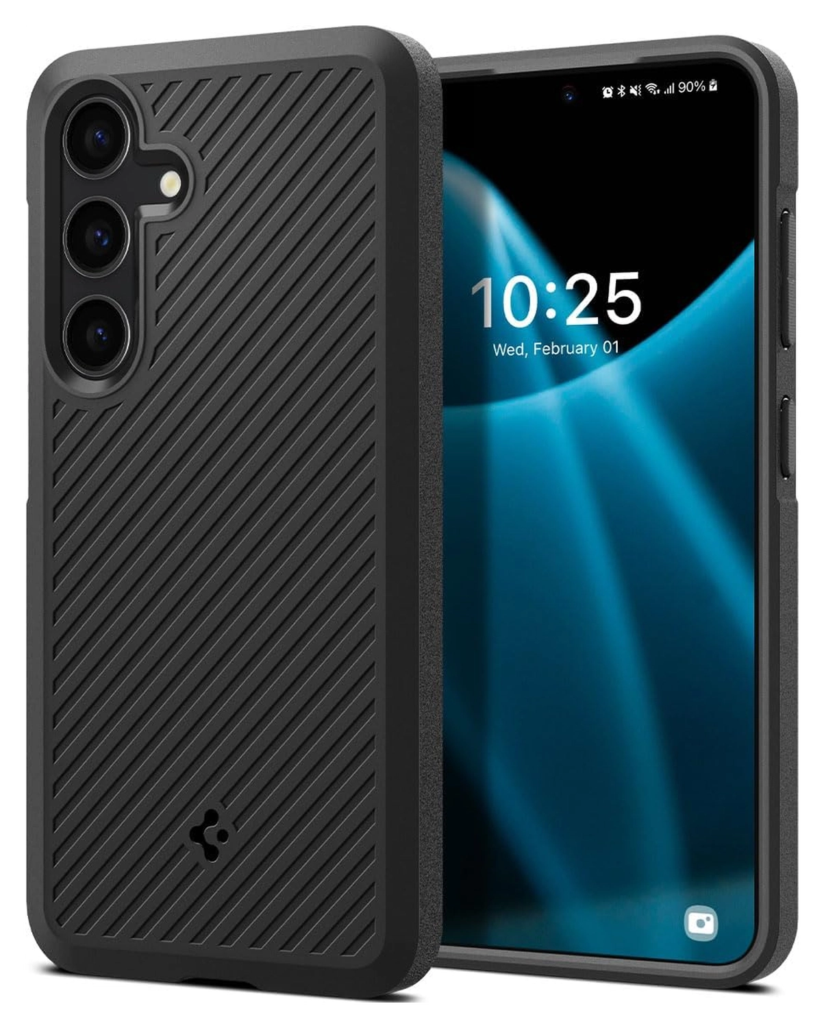 Spigen Core Armor Samsung Galaxy S24 Hoesje Back Cover Zwart afbeelding 1