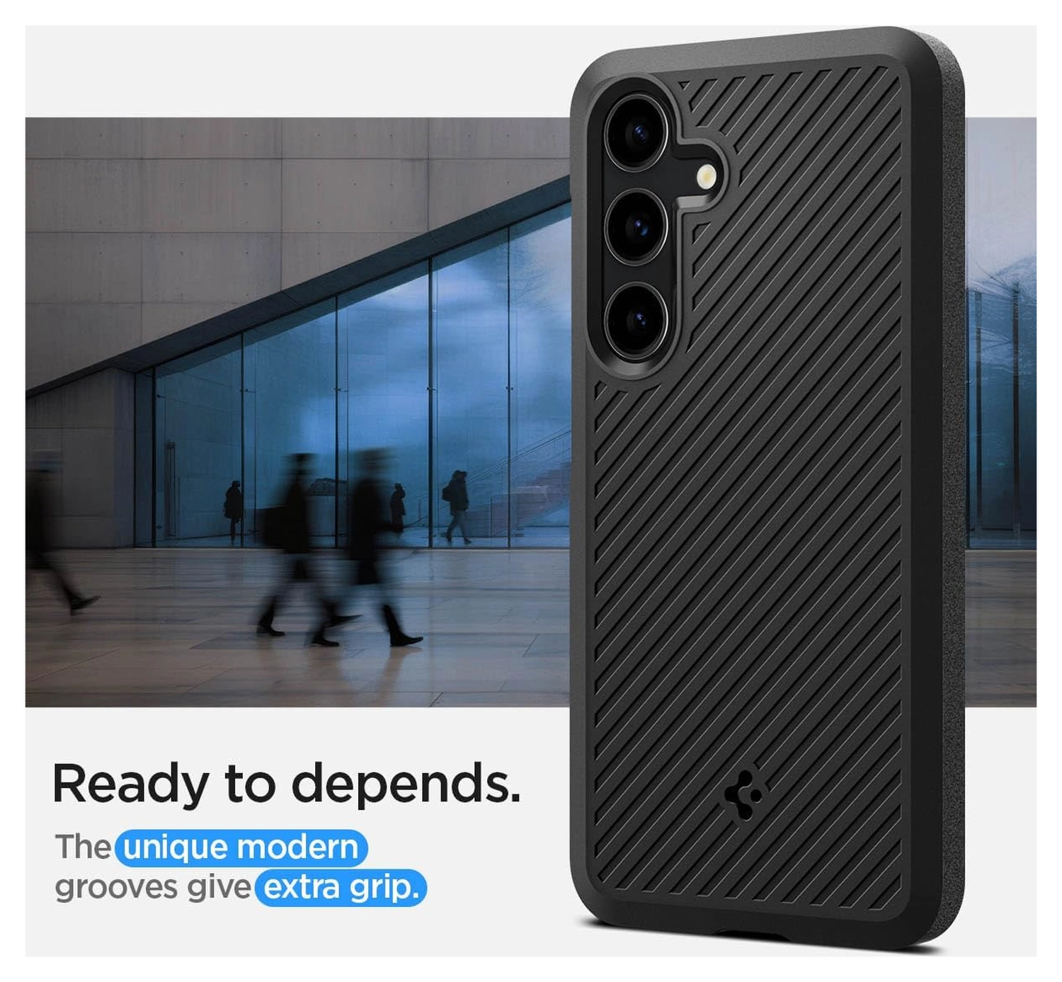 Spigen Core Armor Samsung Galaxy S24 Hoesje Back Cover Zwart afbeelding 6