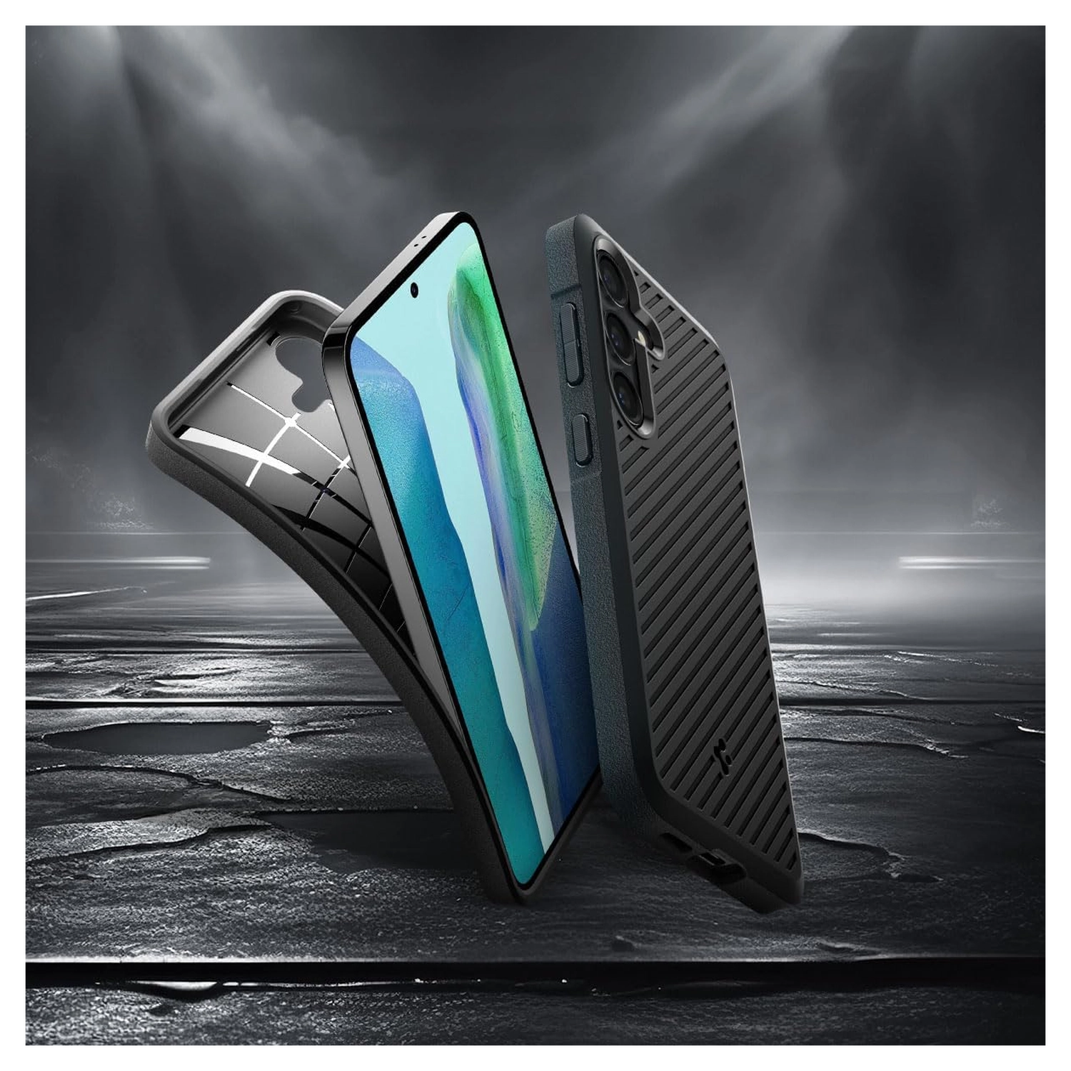 Spigen Core Armor Samsung Galaxy S24 Hoesje Back Cover Zwart afbeelding 8