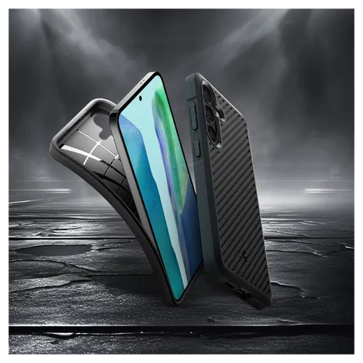 Spigen Core Armor Samsung Galaxy S24 Hoesje Back Cover Zwart afbeelding 8