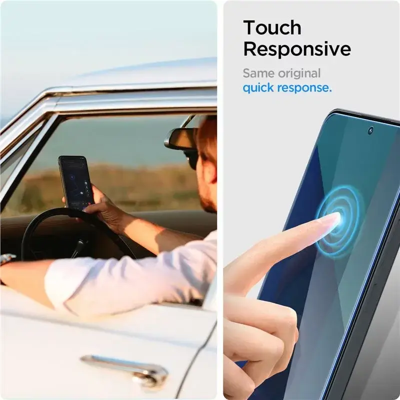 Spigen GLAS.tR Slim Xiaomi Redmi Note 13 4G Screen Protector [2-Pack] afbeelding 6