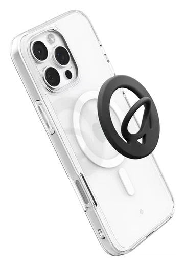 Spigen Dual Pop Magnetische MagSafe Telefoon Ring Houder Standaard Zwart afbeelding 1