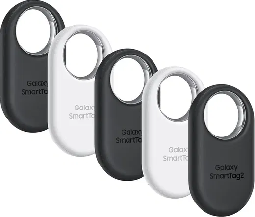 Origineel Samsung Galaxy SmartTag 2 Bluetooth Tracker 4+1 Pack Zwart/Wit afbeelding 1