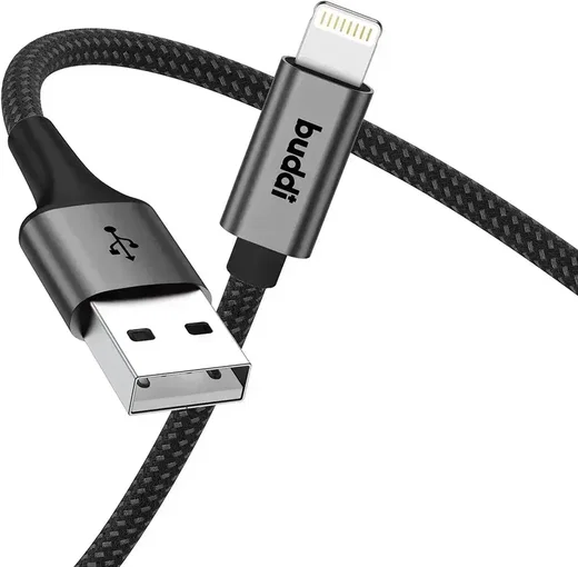 Set van 8 stuks 30cm Buddi Flex USB-A naar Lightning kabel afbeelding 11