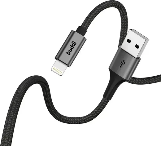 Set van 8 stuks 30cm Buddi Flex USB-A naar Lightning kabel afbeelding 12