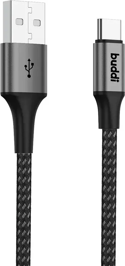 Set van 8 stuks 30cm Buddi Flex USB-A naar USB-C kabel afbeelding 2