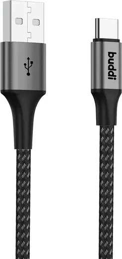 Set van 8 stuks 30cm Buddi Flex USB-A naar USB-C kabel afbeelding 2