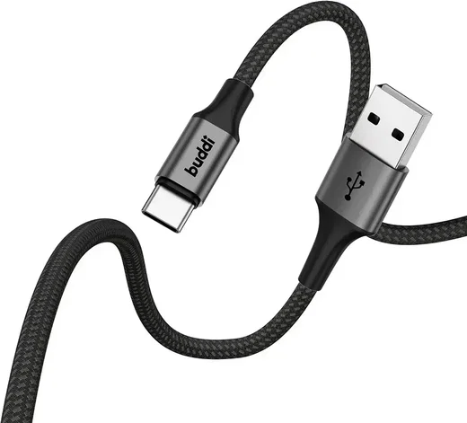Set van 8 stuks 30cm Buddi Flex USB-A naar USB-C kabel afbeelding 13