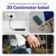 Set van 8 stuks 30cm Buddi Flex USB-A naar USB-C kabel afbeelding 3
