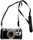 iPhone 16 Pro Hoesje Vintage Retro Camera Back Cover met Koord Zwart afbeelding 11