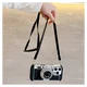 iPhone 15 Pro Hoesje Vintage Retro Camera Back Cover met Koord Zwart afbeelding 2