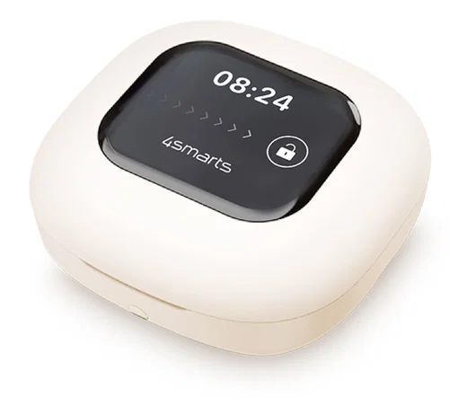 4smarts SkyBuds AI Screen Open-Ear Wireless Headset Bluetooth Oordopjes Beige afbeelding 11