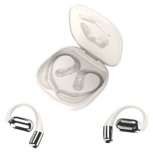 4smarts SkyBuds AI Screen Open-Ear Wireless Headset Bluetooth Oordopjes Beige afbeelding 12