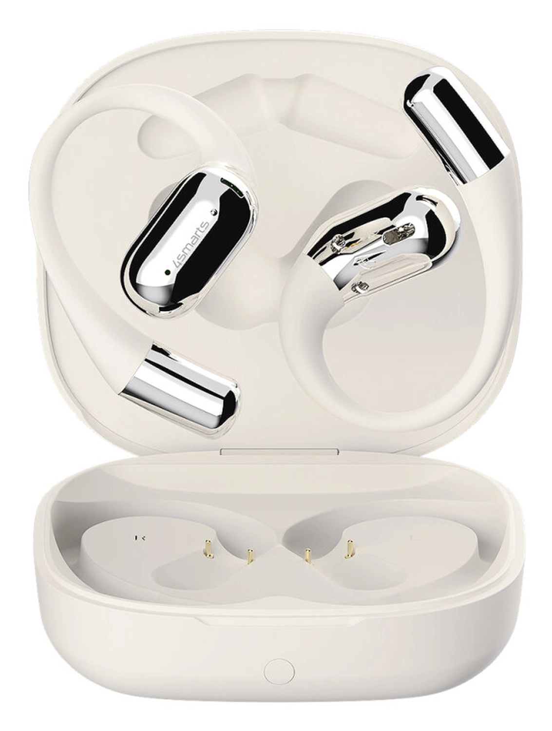 4smarts SkyBuds AI Screen Open-Ear Wireless Headset Bluetooth Oordopjes Beige afbeelding 14