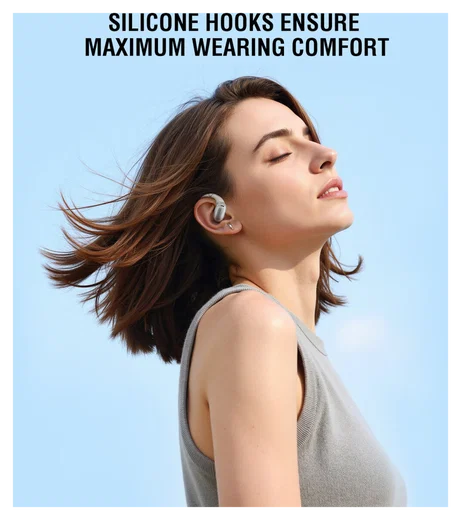 4smarts SkyBuds AI Screen Open-Ear Wireless Headset Bluetooth Oordopjes Beige afbeelding 8