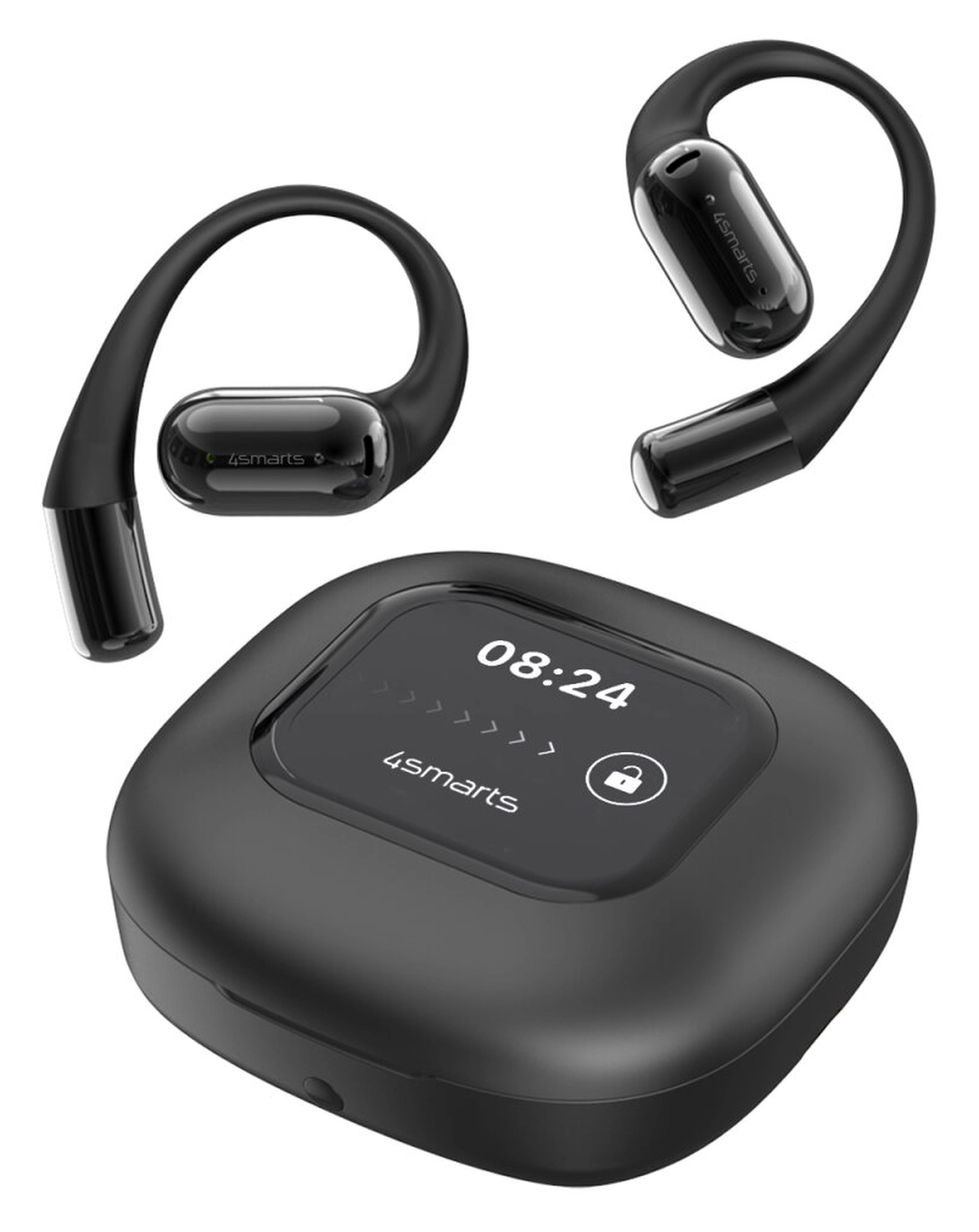 4smarts SkyBuds AI Screen Open-Ear Wireless Headset Bluetooth Oordopjes Zwart afbeelding 14