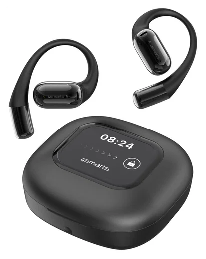 4smarts SkyBuds AI Screen Open-Ear Wireless Headset Bluetooth Oordopjes Zwart afbeelding 14