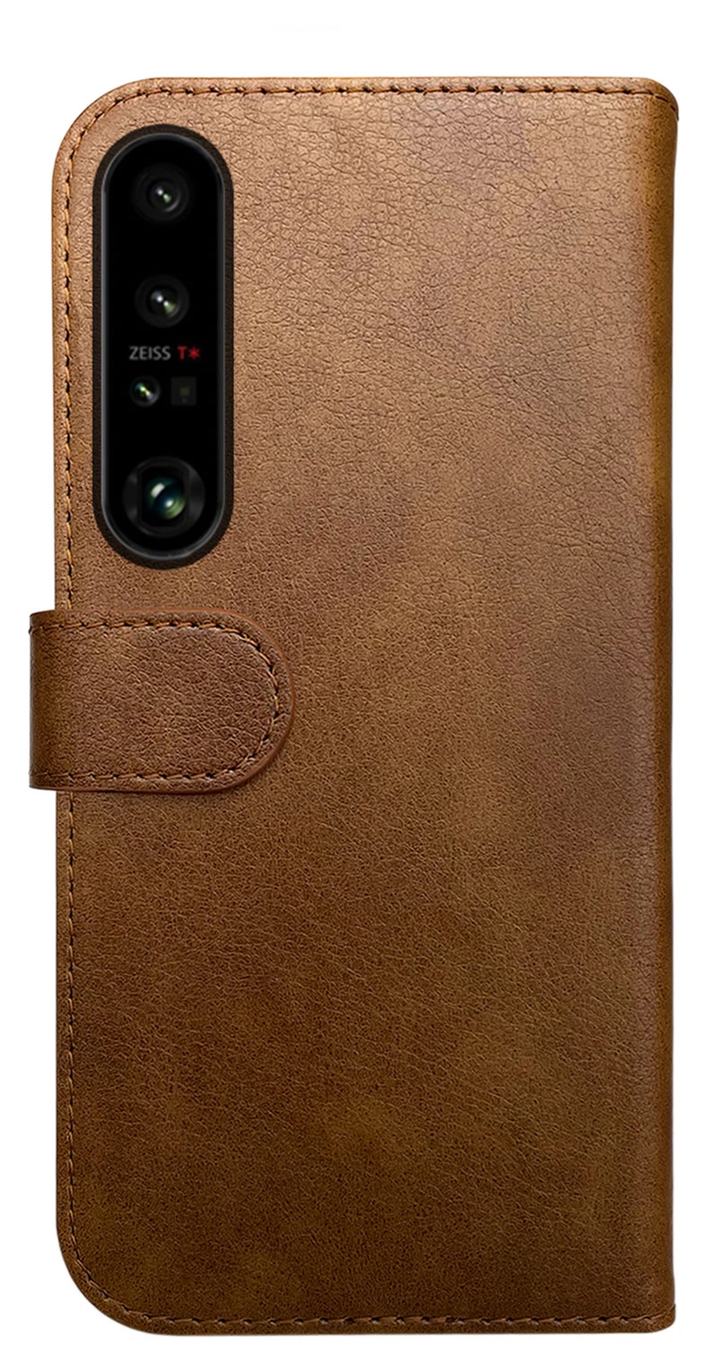 Rosso Element Sony Xperia 1 VII Hoesje Book Case Wallet Bruin afbeelding 2