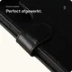 Rosso Element Apple iPhone 17 Hoesje Book Case Wallet Zwart afbeelding 8