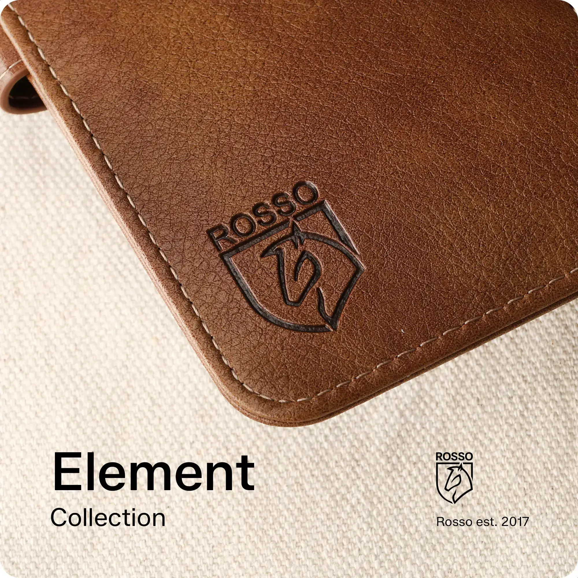 Rosso Element Apple iPhone 17 Hoesje Book Case Wallet Zwart afbeelding 18