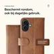 Rosso Element Apple iPhone 17 Hoesje Book Case Wallet Bruin afbeelding 4