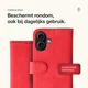 Rosso Element Apple iPhone 17 Hoesje Book Case Wallet Rood afbeelding 4