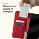 Rosso Element Apple iPhone 17 Hoesje Book Case Wallet Rood afbeelding 5
