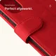 Rosso Element Apple iPhone 17 Hoesje Book Case Wallet Rood afbeelding 9