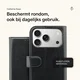 Rosso Element Apple iPhone 17 Pro Hoesje Book Case Wallet Zwart afbeelding 4